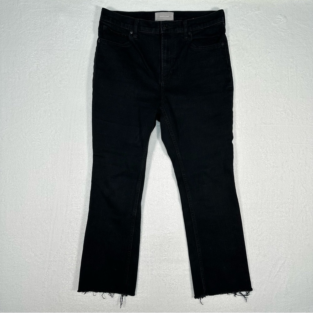 Everlane Ankle Fray Black Jeans 30 Regular‎ Preppy